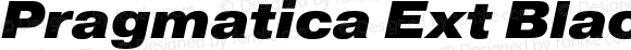 Pragmatica Ext Black Italic