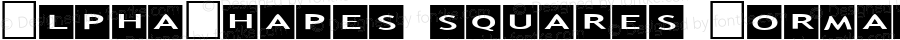 AlphaShapes squares Normal