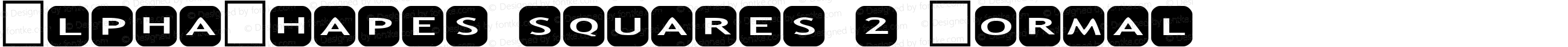 AlphaShapes squares 2 Normal