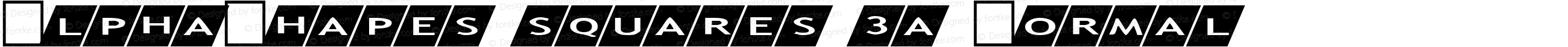 AlphaShapes squares 3a Normal