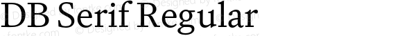 DBSerif-Regular