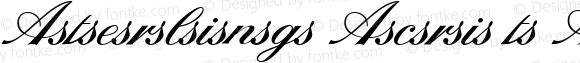 Sterling Script Ligatures Regular