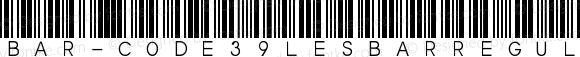 Bar-Code 39 lesbar Regular