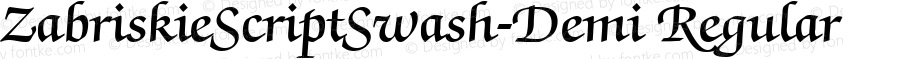 ZabriskieScriptSwash-Demi-Regular