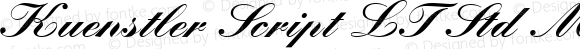 Kuenstler Script LT Std Medium Bold