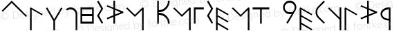 Glyphian Ancient Regular Macromedia Fontographer 4.1J 06/01/2006