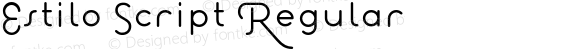 Estilo Script Regular