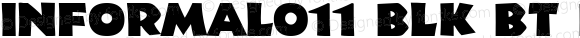 Informal011 Blk BT Black mfgpctt-v1.52 Tuesday, January 19, 1993 2:32:59 pm (EST)