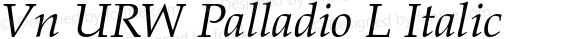 Vn URW Palladio L Italic