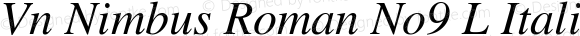 Vn Nimbus Roman No9 L Italic