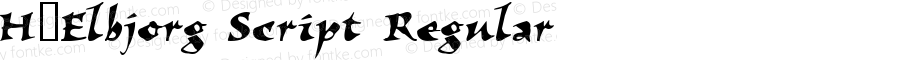 H_Elbjorg Script Regular 1997.01.19