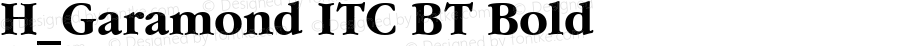 H_Garamond ITC BT Bold