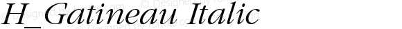H_Gatineau Italic