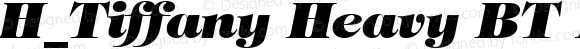 H_Tiffany Heavy BT Italic 1997.01.25