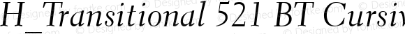 H_Transitional 521 BT Cursive