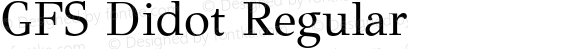 GFS Didot Regular