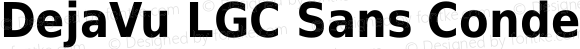 DejaVu LGC Sans Condensed Bold