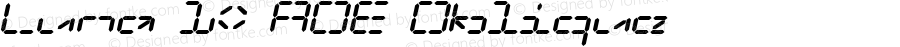Luna 10 AOE Oblique Macromedia Fontographer 4.1.2 6/10/02