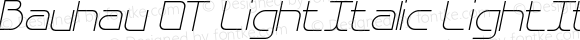 BauhauOT-LightItalic