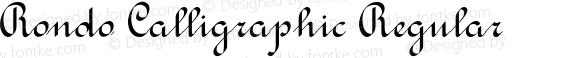 Rondo Calligraphic Regular