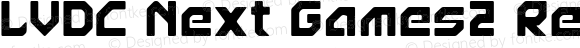LVDC Next Games2 Regular Macromedia Fontographer 4.1J 08.6.17