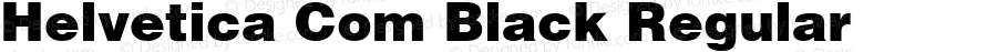 Helvetica Com Black