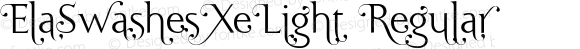 ElaSwashesXeLight Regular