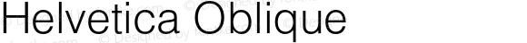 Helvetica Oblique