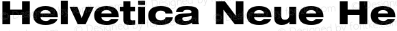 Helvetica Neue Heavy Oblique