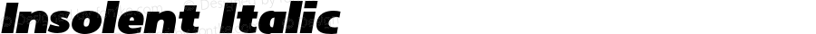 Insolent Italic