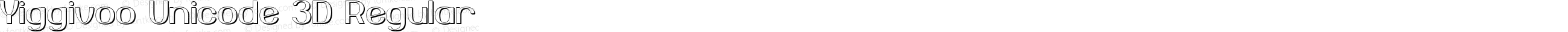 Yiggivoo Unicode 3D Regular