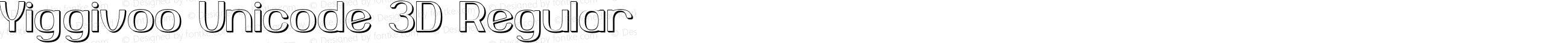 Yiggivoo Unicode 3D Regular