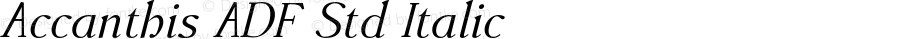 Accanthis ADF Std Italic