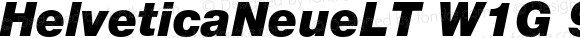 HelveticaNeueLT W1G 95 Blk Italic