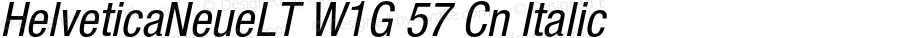 HelveticaNeueLT W1G 57 Cn Italic Version 1.100;PS 001.001;hotconv 1.0.38