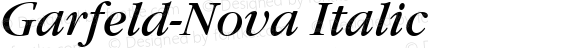 Garfeld-Nova Italic