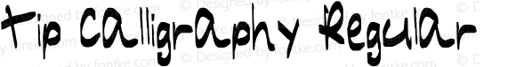Tip Calligraphy Regular