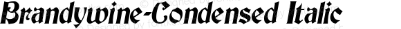 Brandywine-Condensed Italic