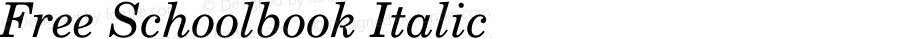 Free Schoolbook Italic