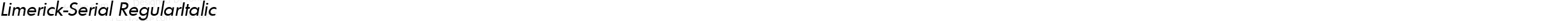 Limerick-Serial-RegularItalic