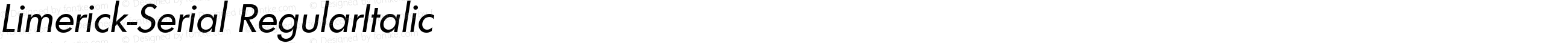 Limerick-Serial-RegularItalic