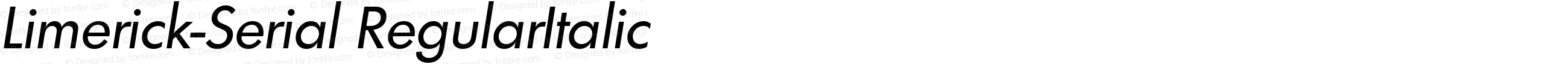 Limerick-Serial-RegularItalic