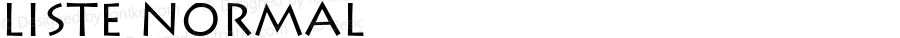 Liste Normal