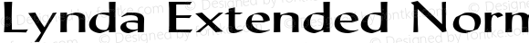 Lynda Extended Normal 1.0 Wed Jul 28 13:06:00 1993