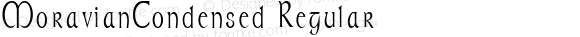 MoravianCondensed Regular