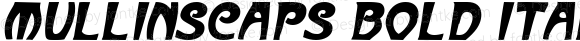 MullinsCaps Bold Italic