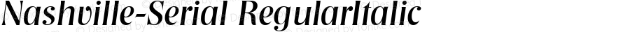 Nashville-Serial RegularItalic
