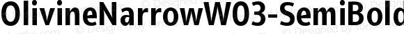 OlivineNarrowW03-SemiBold Regular