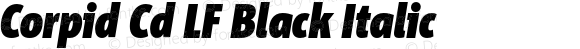 Corpid Cd LF Black Italic