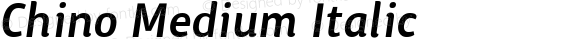 Chino Medium Italic